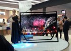 107話題のスーパーハイビジョンテレビ（SAMSUNG製）も展示  話題のスーパーハイビジョンテレビ（SAMSUNG製）も展示
