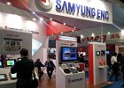 97韓国のSAMYUNG電子は大きなブースです。  韓国のSAMYUNG電子は大きなブースです。